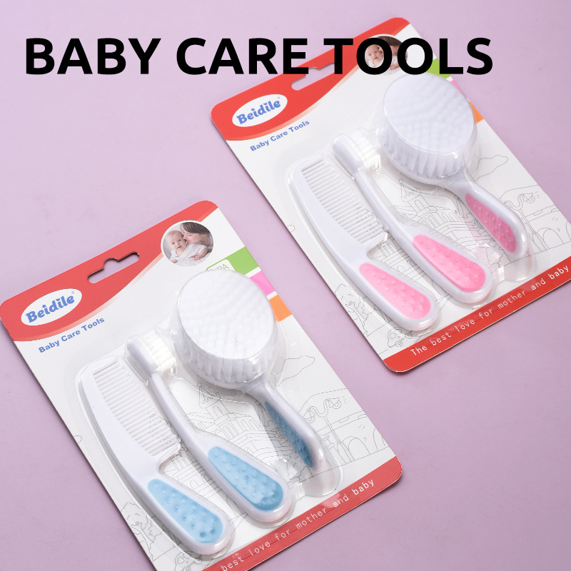 Hair Care Baby - Set Perawatan Bayi 3-in-1: Sisir Bayi,