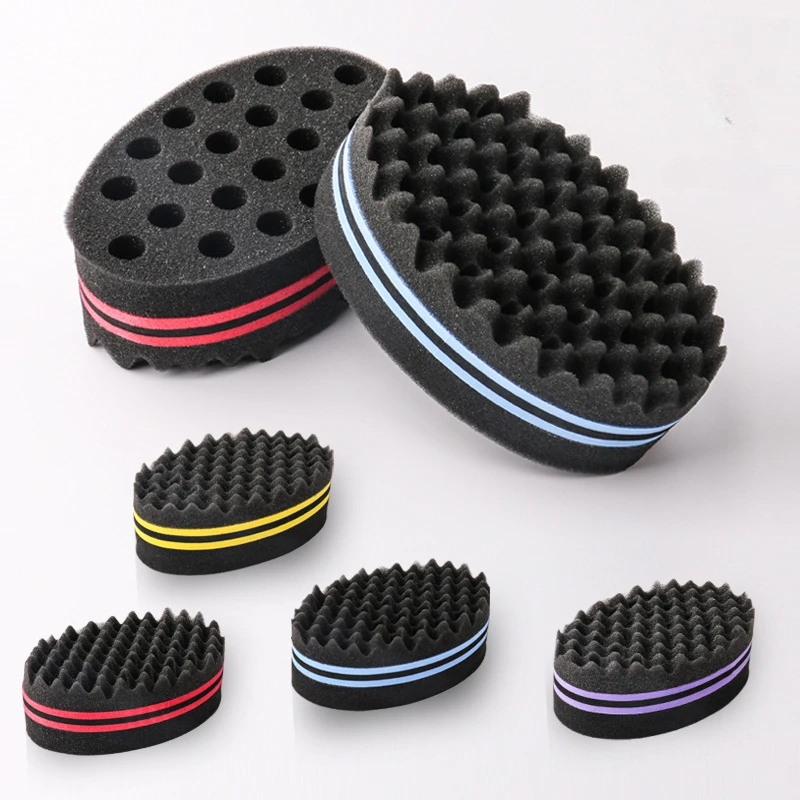 Twist Sponge Coil - Sikat Rambut Oval Dua Sisi Magic