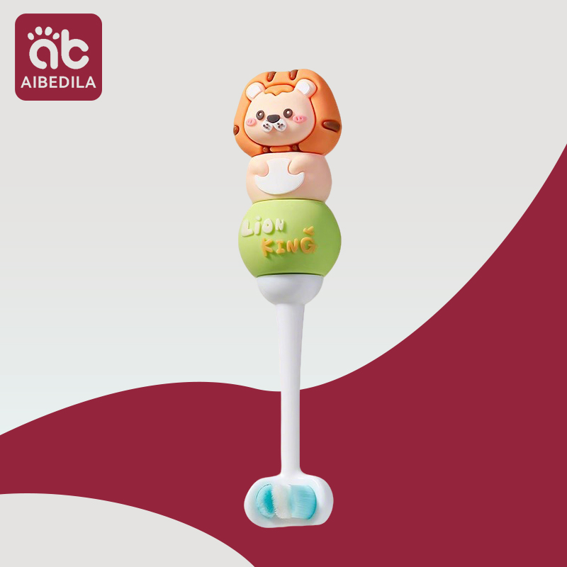 Hair Care Baby - Sikat gigi Stereo 3D tiga sisi,