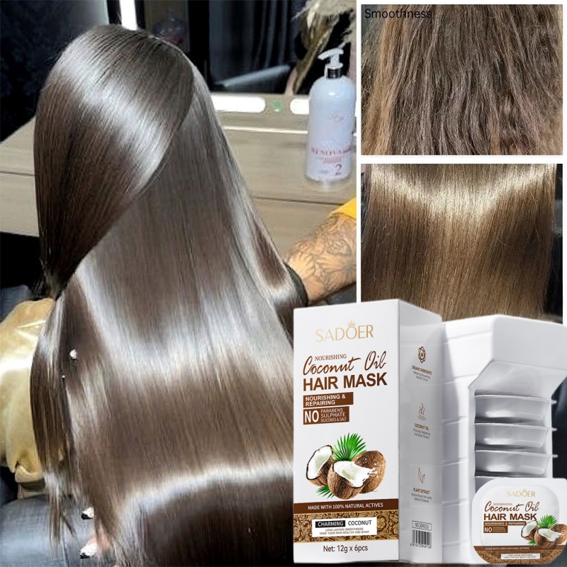 Keratin Treatment Set - Perawatan Rambut Keratin Perbaikan Mendalam Masker