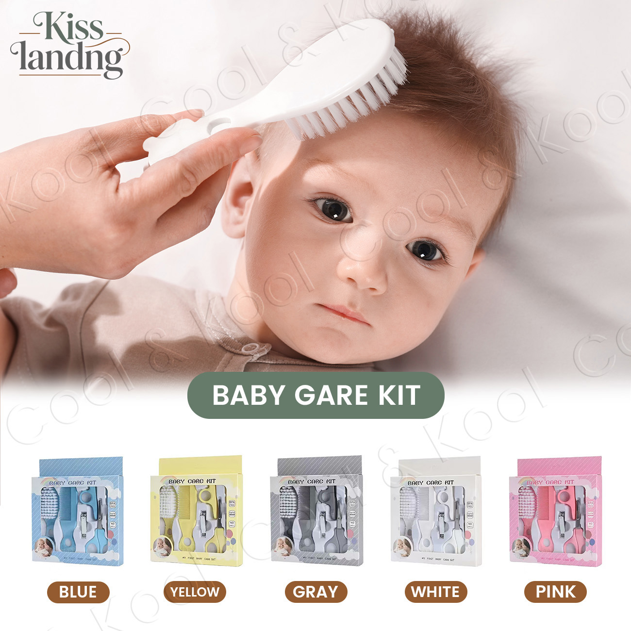 Hair Care Baby - Perlengkapan Kebersihan & Perawatan Bayi, 6pc