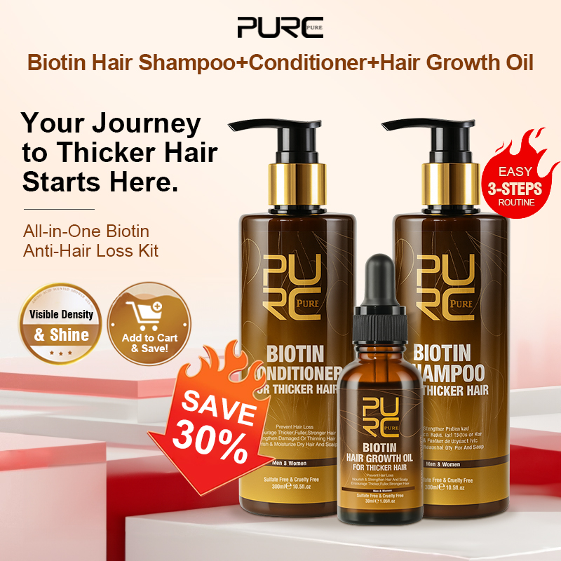 Keratin Treatment Set - Set Sampo dan Kondisioner Minyak Pertumbuhan