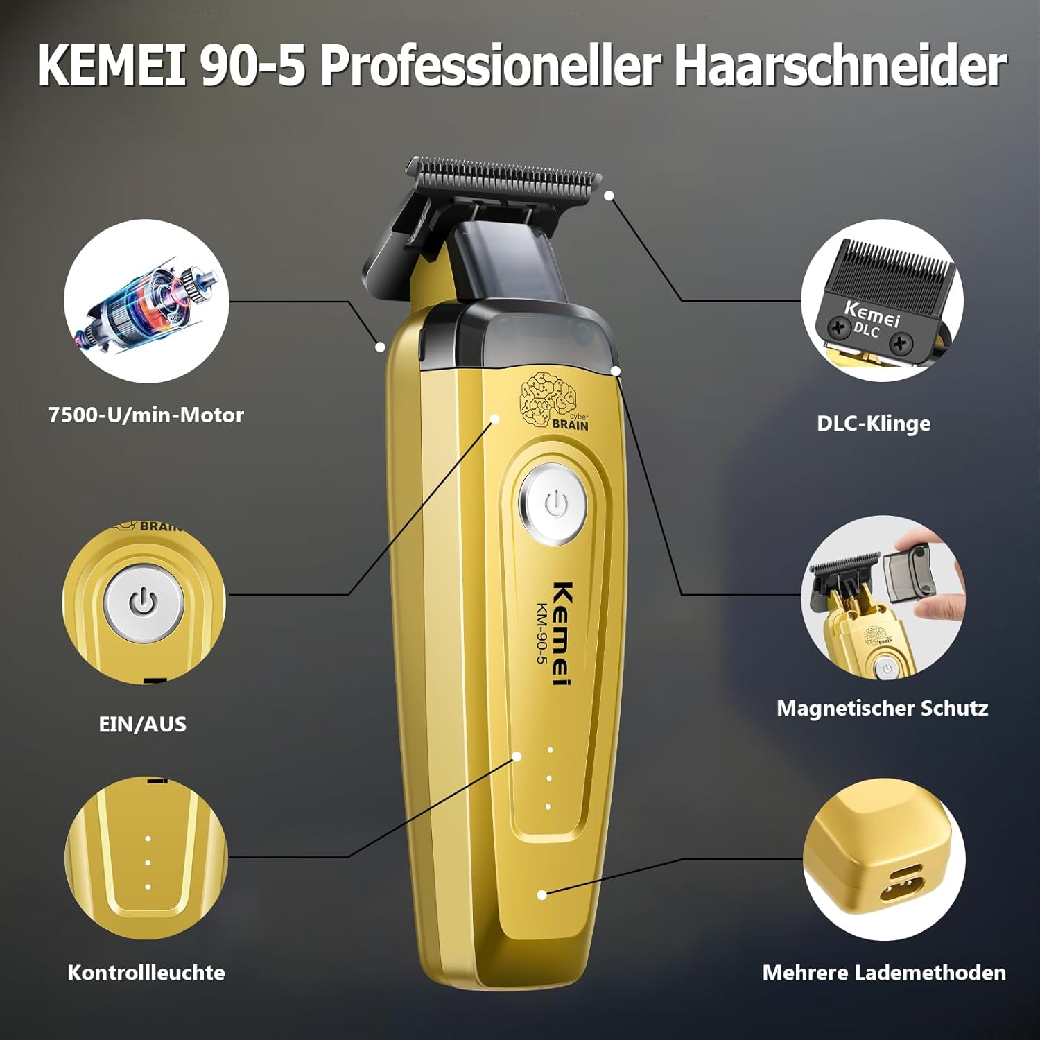 Pemangkas Rambut Pria KEMEI, A - Hair Care Clinic ulasan dan harga