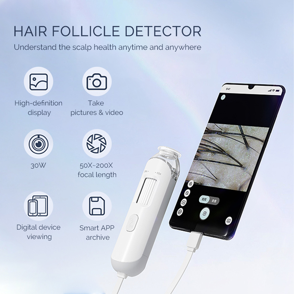 Baru 50X/200X Folikel Rambut D - Hair Care Clinic ulasan dan harga