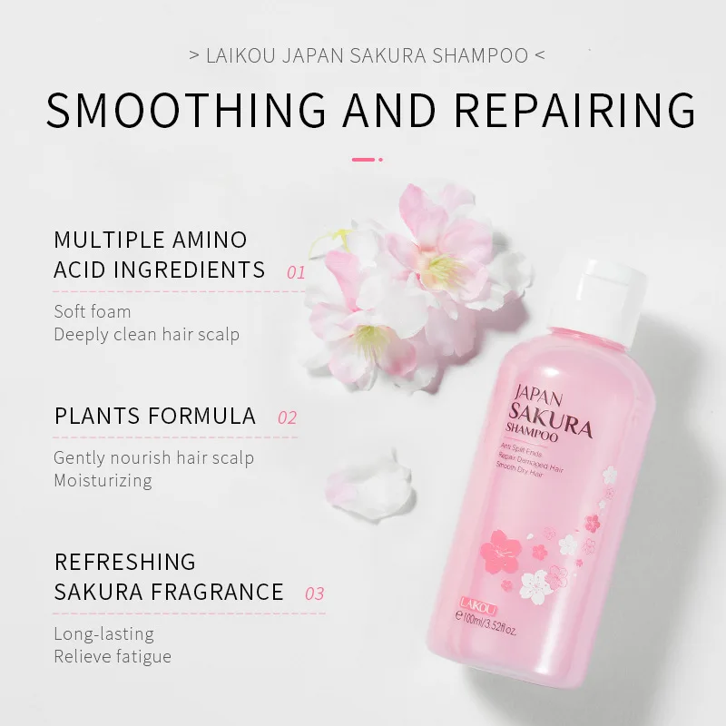 LAIKOU Jepang Sakura Sampo Per - Hair Care Dandruff ulasan dan harga