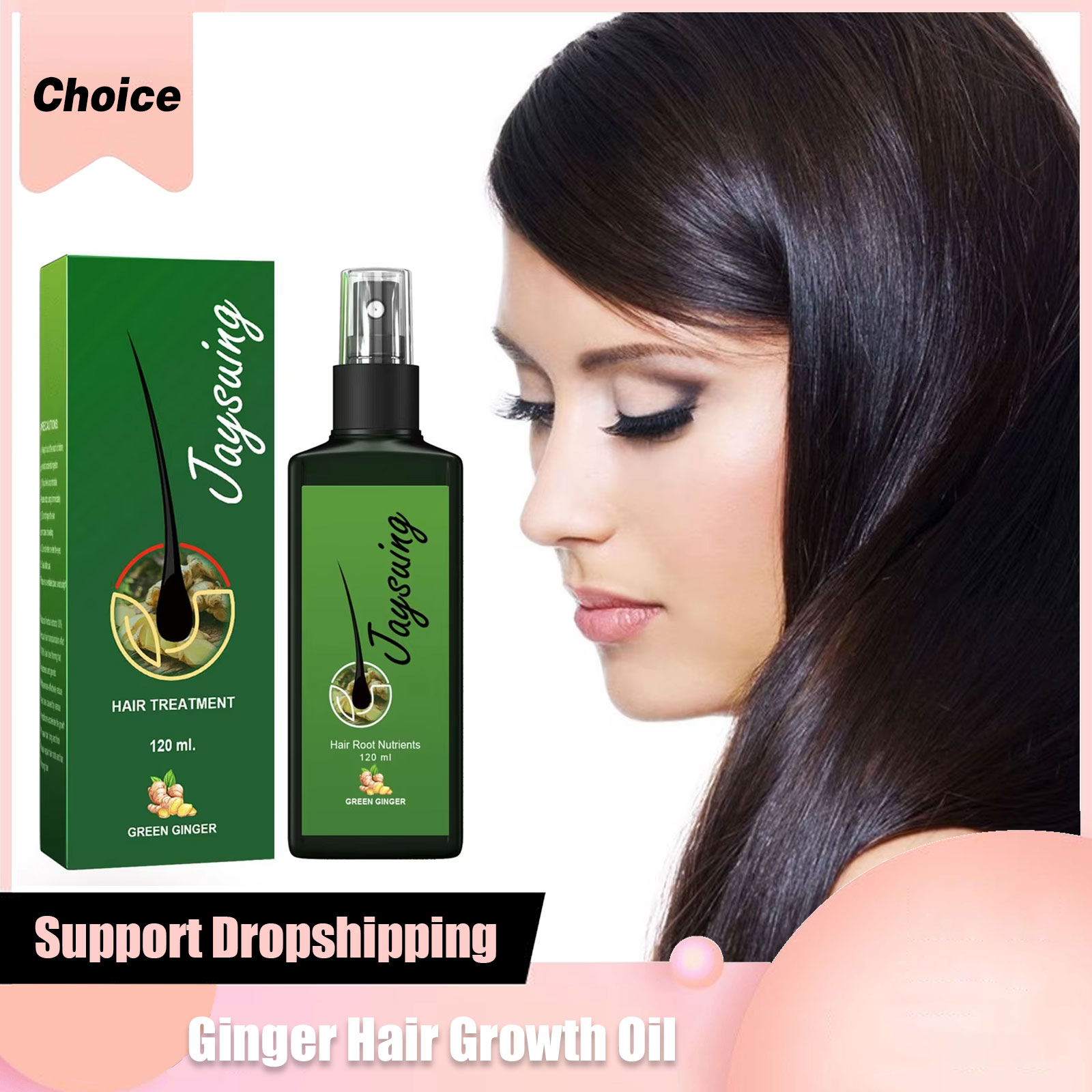Serum pertumbuhan rambut jahe, - Hair Care Products ulasan dan harga