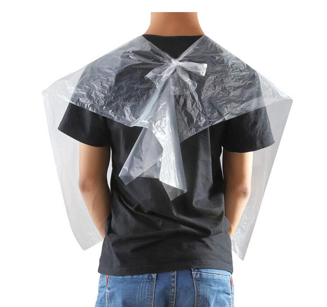100Pcs 60*90cm Cape Tahan Air  - Hair Care Clinic ulasan dan harga