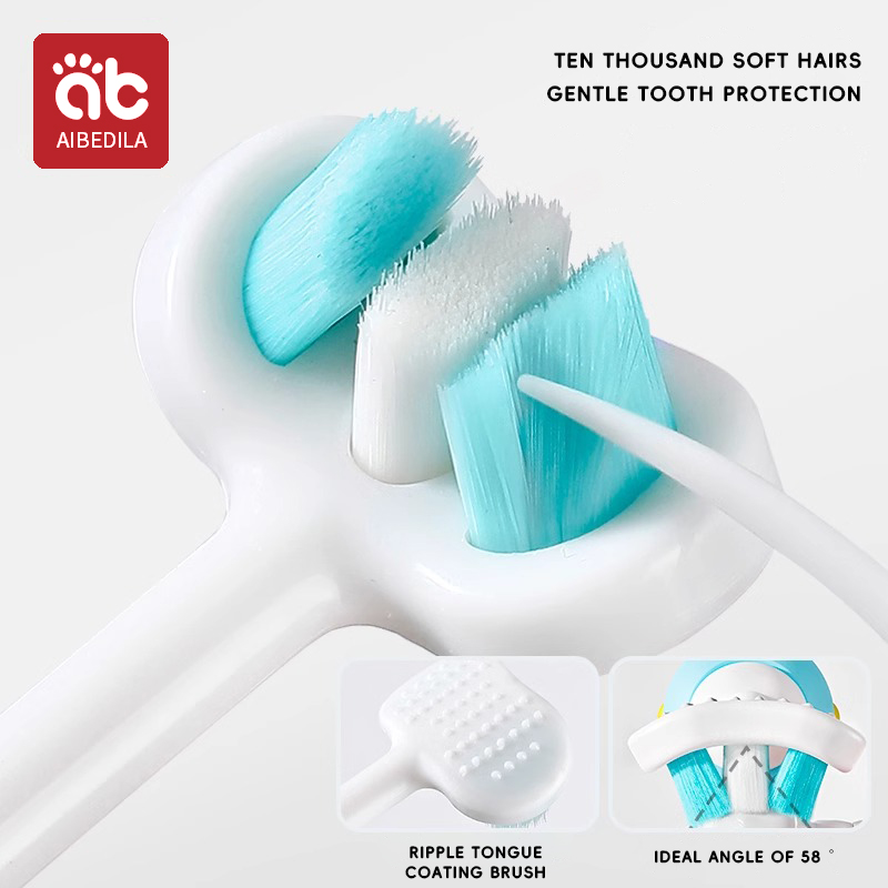 Sikat gigi Stereo 3D tiga sisi - Hair Care Baby ulasan dan harga