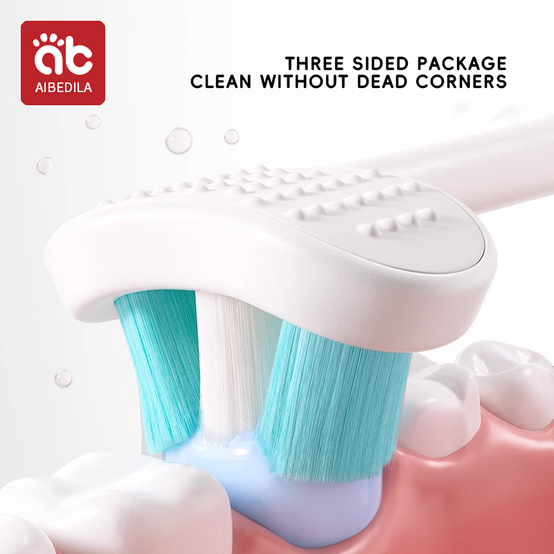 Sikat gigi Stereo 3D tiga sisi - Hair Care Baby ulasan dan harga