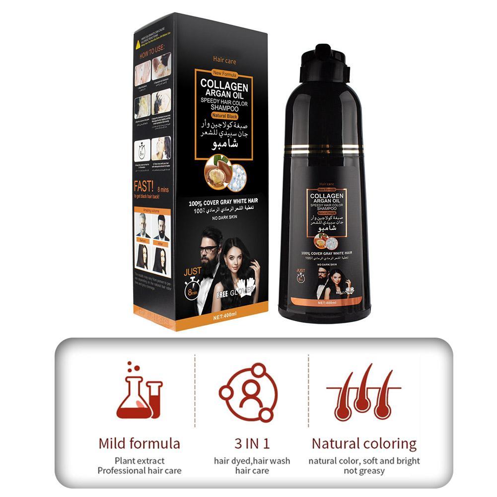 Shampo 3-in-1 Kolagen Minyak A - Argan Oil Treatment ulasan dan harga