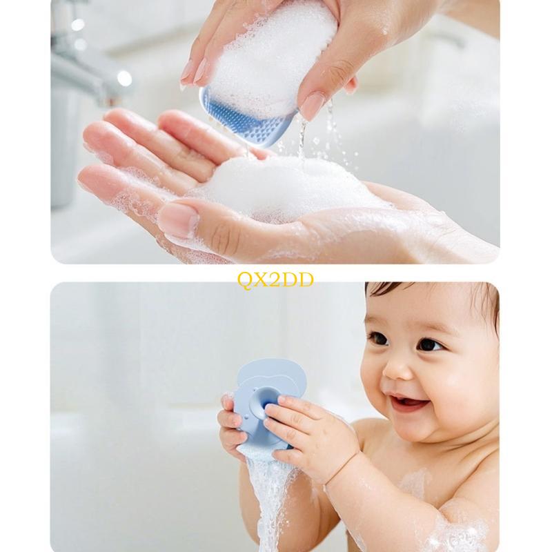 QX2D Sikat Sampo Silikon Bayi  - Hair Care Baby ulasan dan harga