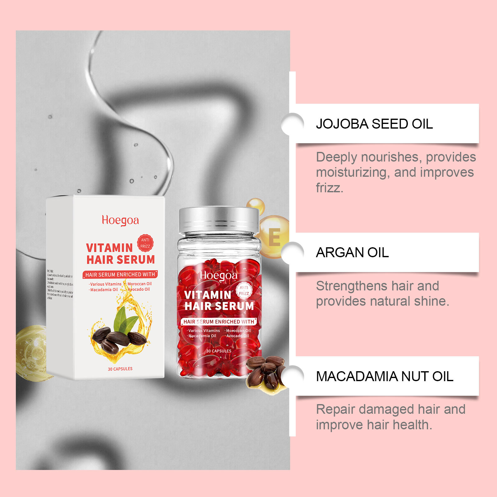 Kapsul Serum Perawatan Rambut  - Hair Care Products ulasan dan harga